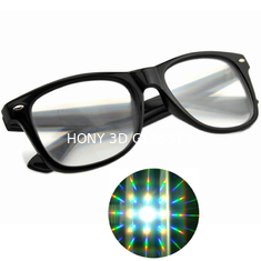 Cuối cùng 3D Diffraction Glasses Prism Effect EDM Cầu vồng Rave Sunglasses