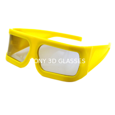 Kính 3D kích thước lớn Khung màu vàng cho rạp chiếu phim IMAX Xem phim 3D 4D 5D