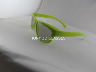 Expendable Cinema 3D Glasses Passive Thông tư Polarized Eyewear Khung mềm