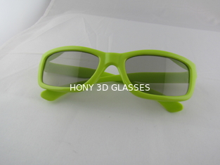 Expendable Cinema 3D Glasses Passive Thông tư Polarized Eyewear Khung mềm
