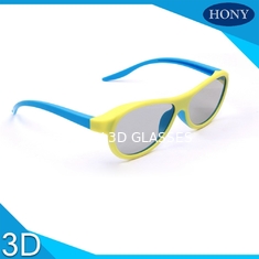 Real D nhựa 3D Glasses Đối với người lớn Blue Orange vàng Movie Theater Kính