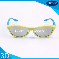 Real D nhựa 3D Glasses Đối với người lớn Blue Orange vàng Movie Theater Kính