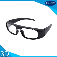 Movie Theater Glasses 3D thụ động có thể giặt chống xước dày tròn ống kính phân cực