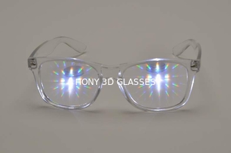 Hony 3D pháo hoa kính rõ ràng khung, PC 3D kính