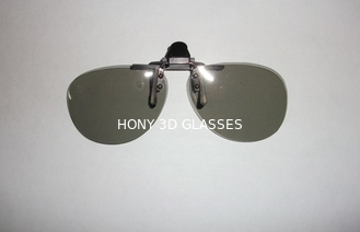 Clip On Plastic Circular Polarized 3D Glasses Hiệu quả 99,7%