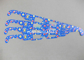 Bong bóng dùng một lần 3D Pháo hoa Glasses, Giấy màu xanh Khung hình 3d Glasses