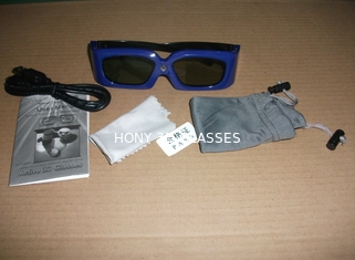 Home Theater DLP Link 3D Glasses 120hz 2.2ma High Transmittance