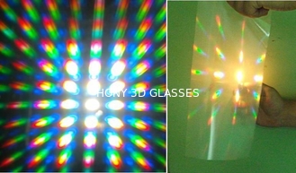Bong bóng dùng một lần 3D Pháo hoa Glasses, Giấy màu xanh Khung hình 3d Glasses