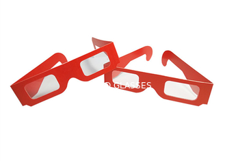 In ấn tùy chỉnh Red Cyan 3d Glasses bền với Chromad Độ sâu ống kính