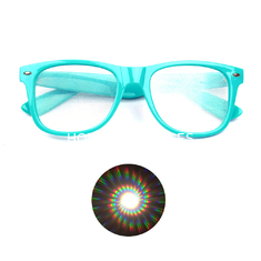 In Logo của bạn Nhựa Diffraction Glasses Spiral Rave Pháo hoa Kính