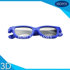 Trẻ em bằng nhựa Polarized 3D Glasses, Kính mắt dùng một lần với khung đầy màu sắc