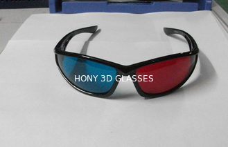 Thân thiện với môi trường nhựa Red Cyan 3D Glasses Polarized For Look 3D Movie