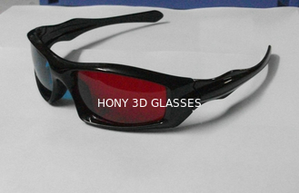 Thời trang Nhựa đỏ Cyan 3D Glasses Reusable Đối với phim 3D