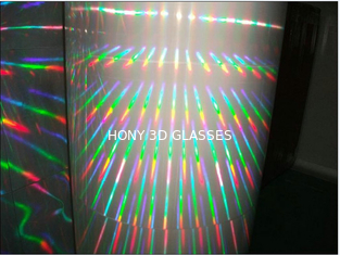 holographic 3d fireworks glasses paper with 0.06mm PVC / PET laser lenses