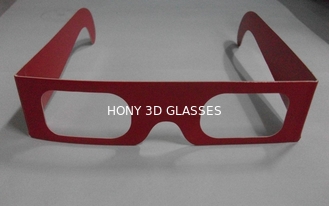 In ấn tùy chỉnh Red Cyan 3d Glasses bền với Chromad Độ sâu ống kính
