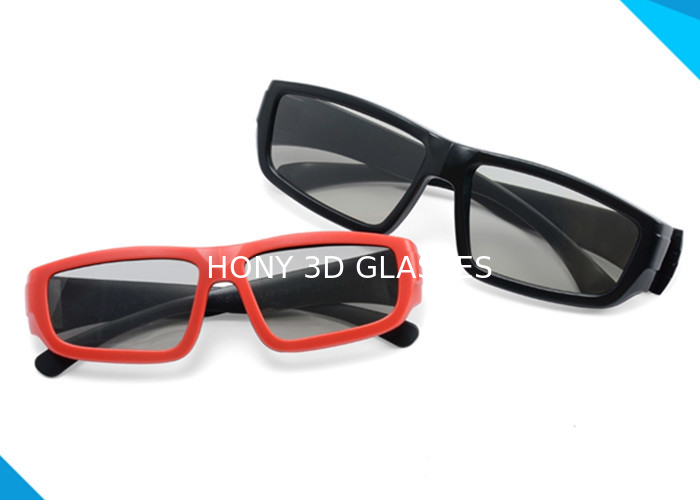 Người lớn &amp;amp; trẻ em Tùy chỉnh in nhựa Thông tư Real D Polarized 3D Glasses