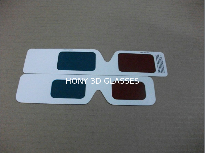 Phóng 3D Anaglyph Glasses đỏ Cyan Với Pet Color Filter, Chromadetph 3D Glasses