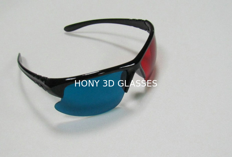 Anaglyph Plastic Red Cyan 3D Glasses, Kiếng phân cực có thể tái sử dụng