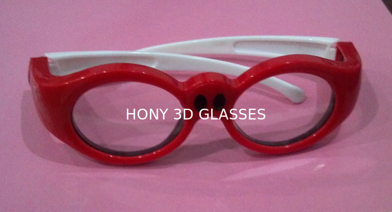 Máy chiếu kính màn trập hoạt động 3D Kính trẻ em Red DLP Link 3D Glasses